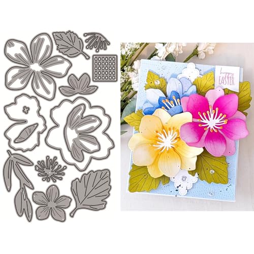 Stanzformen für Kartenherstellung, Blätter und Pflanzen, Metall-Stanzformen für Papier, Scrapbooking, DIY-Schablonen für Album, Party, Hochzeit, Festivals, Dekoration Stanzformen für Kartenherstellung, Blätter und Pflanzen, Metall-Stanzformen für Papier, Scrapbooking, DIY-Schablonen für Album, Party, Hochzeit, Festivals, Dekoration von LZJSYKDQ