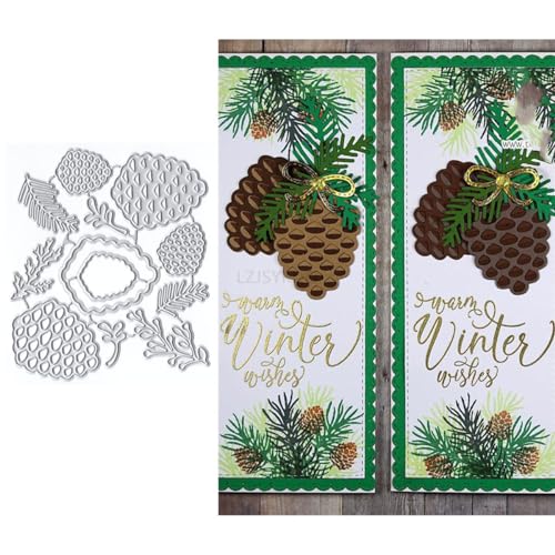 Tannenzapfen Stanzformen für Kartenherstellung, Frohe Weihnachten, Metall-Stanzformen für Papier, Scrapbooking, DIY-Schablonen für Album, Party, Hochzeit, Festivals, Dekoration, KDQ1336 Tannenzapfen Stanzformen für Kartenherstellung, Frohe Weihnachten, Metall-Stanzformen für Papier, Scrapbooking, DIY-Schablonen für Album, Party, Hochzeit, Festivals, Dekoration, KDQ1336 von LZJSYKDQ