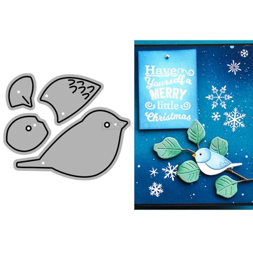 Tier-Stanzformen für Kartenherstellung, Patchwork, ein Vogel, Metall-Stanzformen für Papier, Scrapbooking, DIY-Schablonen für Album, Party, Hochzeit, Festivals, Dekoration Tier-Stanzformen für Kartenherstellung, Patchwork, ein Vogel, Metall-Stanzformen für Papier, Scrapbooking, DIY-Schablonen für Album, Party, Hochzeit, Festivals, Dekoration von LZJSYKDQ