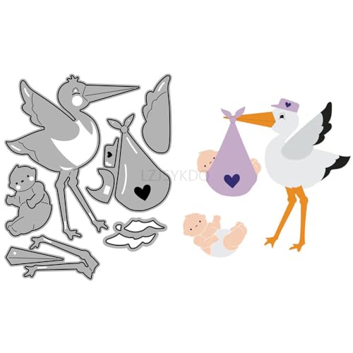 Tier-Stanzformen für Kartenherstellung, Patchwork-Vogel, Baby, Metall-Stanzformen für Papier, Scrapbooking, DIY-Schablonen für Album, Party, Hochzeit, Festivals, Dekoration Tier-Stanzformen für Kartenherstellung, Patchwork-Vogel, Baby, Metall-Stanzformen für Papier, Scrapbooking, DIY-Schablonen für Album, Party, Hochzeit, Festivals, Dekoration von LZJSYKDQ