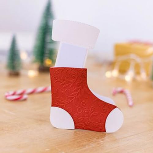 Weihnachtssocken Stanzformen für Kartenherstellung, Frohe Weihnachten, Metall-Stanzformen für Papier, Scrapbooking, DIY-Schablonen für Album, Party, Hochzeit, Festivals, Dekoration Weihnachtssocken Stanzformen für Kartenherstellung, Frohe Weihnachten, Metall-Stanzformen für Papier, Scrapbooking, DIY-Schablonen für Album, Party, Hochzeit, Festivals, Dekoration von LZJSYKDQ