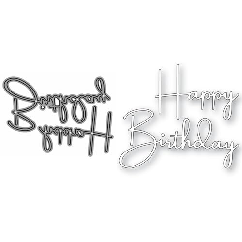 Word Happy Birthday Stanzformen für Kartenherstellung, englische Vokabeln, Metall-Stanzformen für Papier, Scrapbooking, DIY-Schablonen für Album, Party, Hochzeit, Festivals, Dekoration Word Happy Birthday Stanzformen für Kartenherstellung, englische Vokabeln, Metall-Stanzformen für Papier, Scrapbooking, DIY-Schablonen für Album, Party, Hochzeit, Festivals, Dekoration von LZJSYKDQ