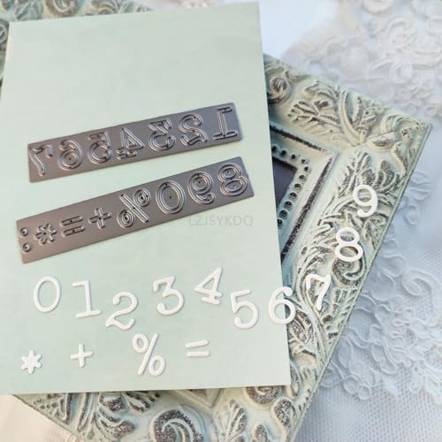 Zahlen 0-9 Stanzformen für Kartenherstellung, Schild-Metall-Stanzformen für Papier, Scrapbooking, DIY-Schablonen für Album, Party, Hochzeit, Festivals, Dekoration Zahlen 0-9 Stanzformen für Kartenherstellung, Schild-Metall-Stanzformen für Papier, Scrapbooking, DIY-Schablonen für Album, Party, Hochzeit, Festivals, Dekoration von LZJSYKDQ