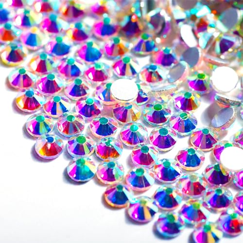 LZKHEH SS20 Hotfix Kristalle in Crystal AB, 1440 Stück, Flache Rückseite, ideal für DIY Handwerk, Nagelkunst und Verzierung von Kleidung und Schuhen mit funkelnden Strasssteinen. LZKHEH SS20 Hotfix Kristalle in Crystal AB, 1440 Stück, Flache Rückseite, ideal für DIY Handwerk, Nagelkunst und Verzierung von Kleidung und Schuhen mit funkelnden Strasssteinen. von LZKHEH
