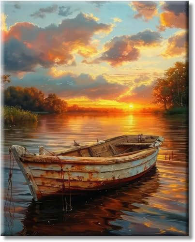 LZLHDE Malen Nach Zahlen Erwachsene Landschaft, Diy Handgemalt ölgemälde kit Paint by Numbers Adult mit 3 - Pinseln und Acrylfarbe Knitterfreie Leinwand kit für Wanddeko 40 X 50 cm LZLHDE Malen Nach Zahlen Erwachsene Landschaft, Diy Handgemalt ölgemälde kit Paint by Numbers Adult mit 3 - Pinseln und Acrylfarbe Knitterfreie Leinwand kit für Wanddeko 40 X 50 cm von LZLHDE