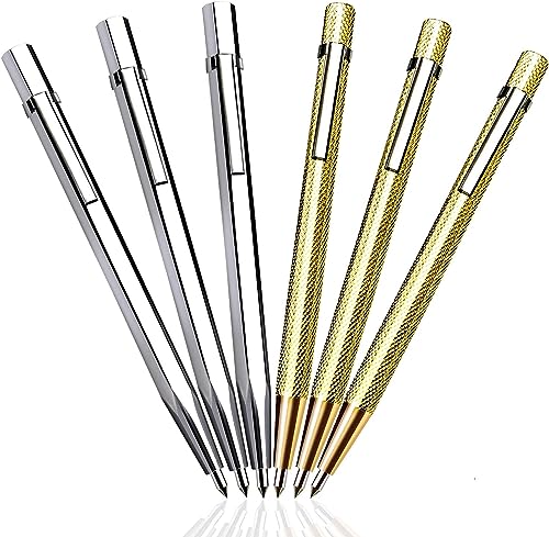 LZMDISU Tungsten Carbide Tip Scribe, 6 Pack Carve Engraver Metal Etching Pen Anreißwerkzeuge für Edelstahl, Glas, Keramik, Blech und Gold/Schweißen LZMDISU Tungsten Carbide Tip Scribe, 6 Pack Carve Engraver Metal Etching Pen Anreißwerkzeuge für Edelstahl, Glas, Keramik, Blech und Gold/Schweißen von LZMDISU