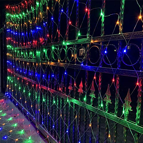 LZQ LED Lichternetz Lichtervorhang 3 x 2m, Lichterketten Vorhang 250 LEDs RGB, 8 Modi Dimmbar Kupferdraht mit Stecker für Party Weihnachten Außen Innen Schlafzimmer LZQ LED Lichternetz Lichtervorhang 3 x 2m, Lichterketten Vorhang 250 LEDs RGB, 8 Modi Dimmbar Kupferdraht mit Stecker für Party Weihnachten Außen Innen Schlafzimmer von LZQ