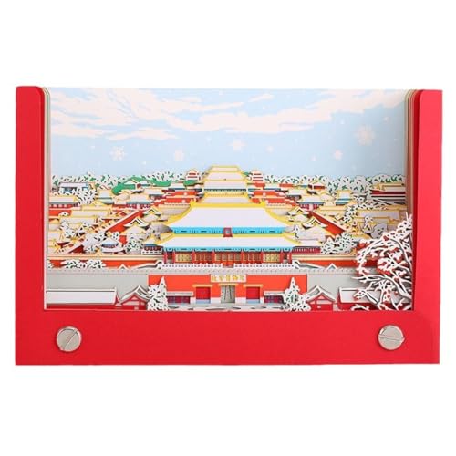 3D-Kalender, Kunstblöcke, 3D-Memo-Block, Kalender 2025, 3D-Papierskulptur-Notizblock, Zeitstück-Kalender 2025, kreativer Schreibtischkalender, handzerreißbarer 3D-Kunst-Memo-Block von LZQHQYVF