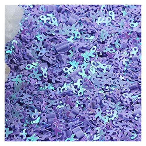 LZTDSBX Glitzernde Pailletten in großen Mengen, 10 g Pailletten, rosa Band, PVC, lose Pailletten, Z719(Light Purple) von LZTDSBX