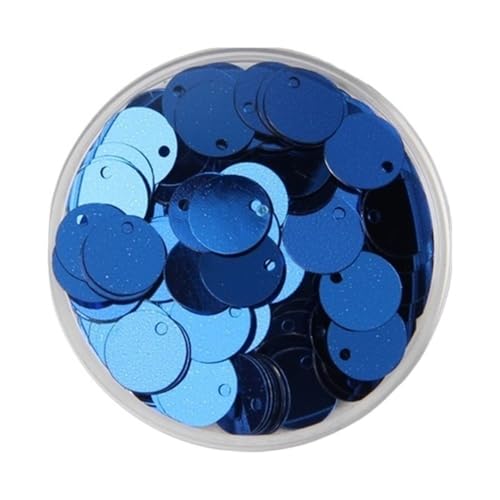 LZTDSBX Glitzernde Pailletten in großen Mengen, 10 g Pailletten for kreatives Basteln, 10–30 mm Flache, runde, lose PVC-Pailletten(Smokewhite,10mm) von LZTDSBX