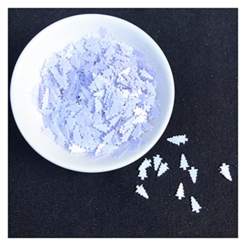 LZTDSBX Glitzernde Pailletten in großen Mengen, 2000 Teile/los 4 * 8mm AB Transparent PVC Flache Baum Form Lose Pailletten Pailletten Hochzeit Handwerk(Solid White) von LZTDSBX