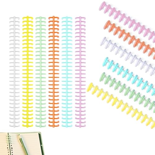 Binderücken mit 30 Löchern, Spiralbindungskämme für Studenten, Lehrer, Unternehmen, Dokumentenherstellung, Büro und Schule, 12 Stück von LZYDKH