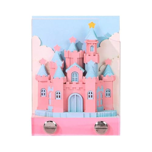 Castle 3D-Notizblock, Papier, nicht klebrige Notizen mit Schloss, Abreißpapier weg, Schloss-Notizblock, Schnitzen Castle 3D-Notizblock, Papier, nicht klebrige Notizen mit Schloss, Abreißpapier weg, Schloss-Notizblock, Schnitzen von LZYWOD