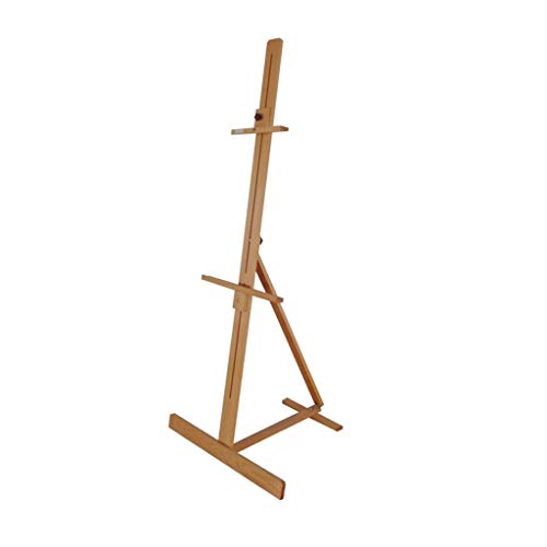 Skizzierstaffelei für Erwachsene, Holzstaffelei, zusammenklappbar, leicht zu tragen, auch für Ölgemälde, Posterdisplay (A 61 x 75 x 176 cm) (A 61 x 75 x 176 cm) von LZYYZL