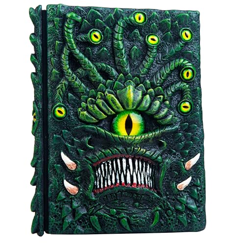 Handmade The Eye Devil of Tentacle Embossed Journal,Resin Engraving Notebook,Lined Paper,Hardcover Travel Diary for Writing,Sketchbook,Collection,Creative gifts,Decoration Diary for Man Woman A5 Size von LZlightactor
