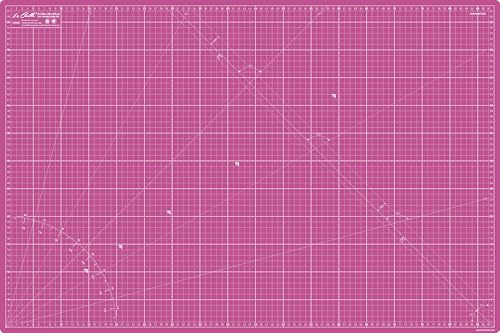 La Canilla Schneidematte A1 Selbstheilend (60x90 cm - 36x24") Cutting Mat Schneideunterlage für Basteln, Nähen, Patchwork | Schneidunterlage Arbeitsunterlage Markiert in Zentimetern und Zoll von La Canilla