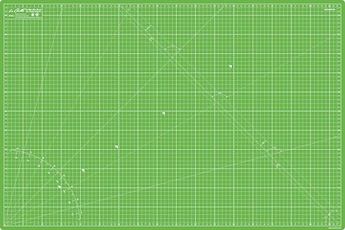 La Canilla Schneidematte A1 Selbstheilend (60x90 cm - 36x24") Cutting Mat Schneideunterlage für Basteln, Nähen, Patchwork | Schneidunterlage Arbeitsunterlage Markiert in Zentimetern und Zoll von La Canilla