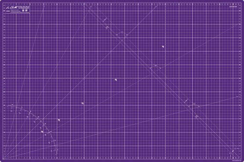 La Canilla Schneidematte A1 Selbstheilend (60x90 cm - 36x24") Cutting Mat Schneideunterlage für Basteln, Nähen, Patchwork | Schneidunterlage Arbeitsunterlage Markiert in Zentimetern und Zoll von La Canilla