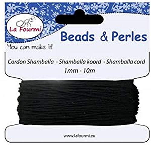 La Fourmi Karte aus gewachster Baumwolle, 1 mm x 10 m, Schwarz, 1mmX10m La Fourmi Karte aus gewachster Baumwolle, 1 mm x 10 m, Schwarz, 1mmX10m von La Fourmi