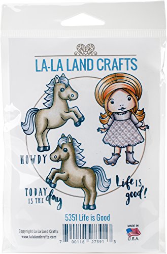La-La Land Crafts Haftstempel, Gummi, Mehrfarbig, 7.36 x 16 x 0.63 cm von La-La Land Crafts