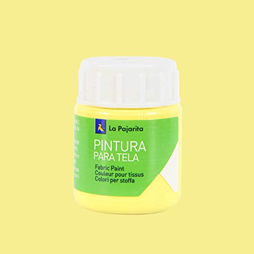 La Pajarita Stofffarbe Hellgelb 25 ml (12 Stück) von La Pajarita