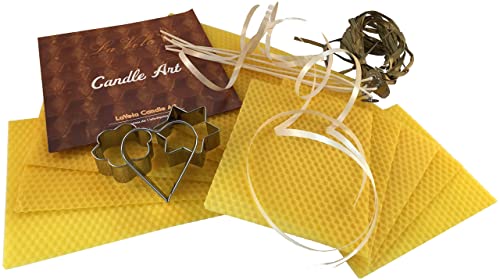 La Vela - Bienenwachs- Kerzen Bastelset, bis zu 6 Bienenwachskerzen selber machen. DIY Set. von PRIXUS
