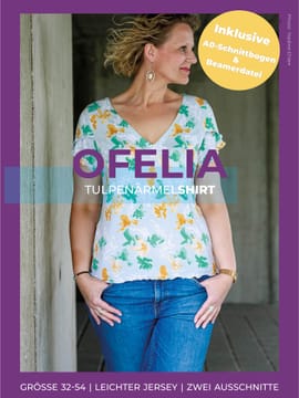 Tulpenärmelshirt Ofelia von LaLilly Herzileien