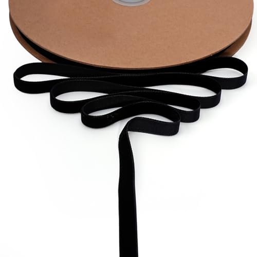 LaRibbons Dünnes Samtband, 0,9 cm x 22,7 m, schwarzes Samtband für Weihnachtsbaum, Geschenkverpackung, Kranzschleife, Outdoor-Dekoration LaRibbons Dünnes Samtband, 0,9 cm x 22,7 m, schwarzes Samtband für Weihnachtsbaum, Geschenkverpackung, Kranzschleife, Outdoor-Dekoration von LaRibbons