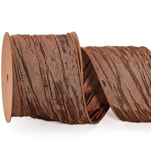 LaRibbons Herbst-Kupferband aus Sackleinen mit Draht, 6,4 cm x 9,1 m, Chamäleon-Kupferband für Herbstkranz, Erntedankfest, Weihnachten, Bauernhof, Geschenkverpackung, Heimdekoration LaRibbons Herbst-Kupferband aus Sackleinen mit Draht, 6,4 cm x 9,1 m, Chamäleon-Kupferband für Herbstkranz, Erntedankfest, Weihnachten, Bauernhof, Geschenkverpackung, Heimdekoration von LaRibbons