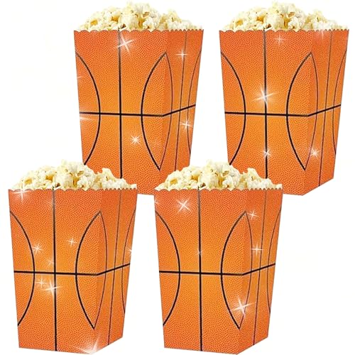 LaVenty 12 Stück Fußball-Basketball-Partytüten, Partygeschenke, Popcorn-Boxen, Leckereien, Süßigkeiten, Leckereien, Zubehör für Sport, Geburtstag, Party-Dekoration LaVenty 12 Stück Fußball-Basketball-Partytüten, Partygeschenke, Popcorn-Boxen, Leckereien, Süßigkeiten, Leckereien, Zubehör für Sport, Geburtstag, Party-Dekoration von LaVenty