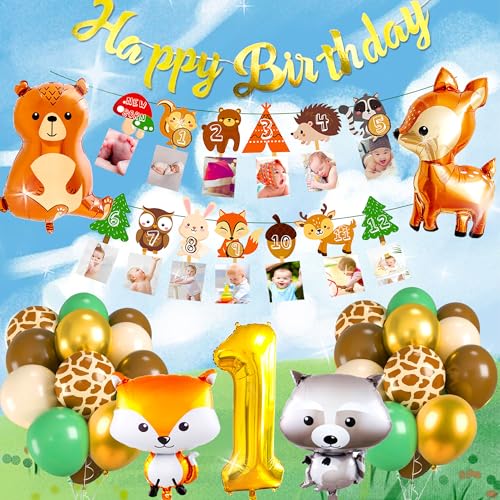 LaVenty Avocado Wald Tier Ballon Dekoration Wald Party Dekorationen Tier Geburtstagdeko 1 Jahr alte Geburtstag Dekorationen Wild Ein Geburtstag Banner Party Zubehör LaVenty Avocado Wald Tier Ballon Dekoration Wald Party Dekorationen Tier Geburtstagdeko 1 Jahr alte Geburtstag Dekorationen Wild Ein Geburtstag Banner Party Zubehör von LaVenty