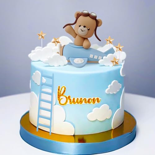 LaVenty Blau Flugzeug Kuchen Topper Flugzeug Kuchen Dekorationen Flugzeug Kuchen Topper für Time Flies 1st Geburtstag Dekorationen Flugzeug Geburtstag BabyDusche Dekorationen LaVenty Blau Flugzeug Kuchen Topper Flugzeug Kuchen Dekorationen Flugzeug Kuchen Topper für Time Flies 1st Geburtstag Dekorationen Flugzeug Geburtstag BabyDusche Dekorationen von LaVenty