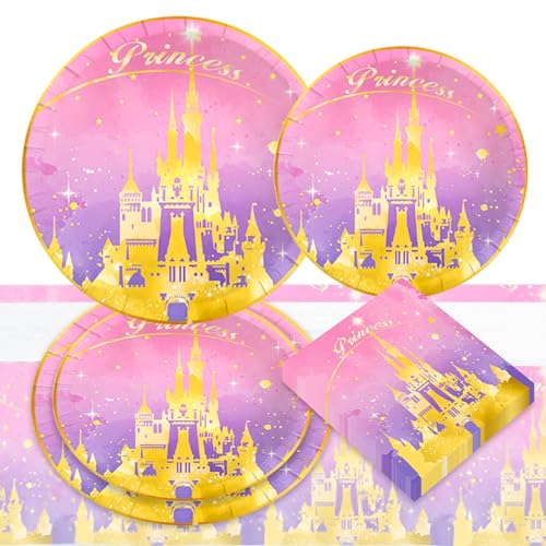LaVenty Lila Prinzessin Geburtstag deko Prinzessin Partygeschirr kindergeburtstag deko Prinzessin pappteller kindergeburtstag servietten für Prinzessinparty LaVenty Lila Prinzessin Geburtstag deko Prinzessin Partygeschirr kindergeburtstag deko Prinzessin pappteller kindergeburtstag servietten für Prinzessinparty von LaVenty