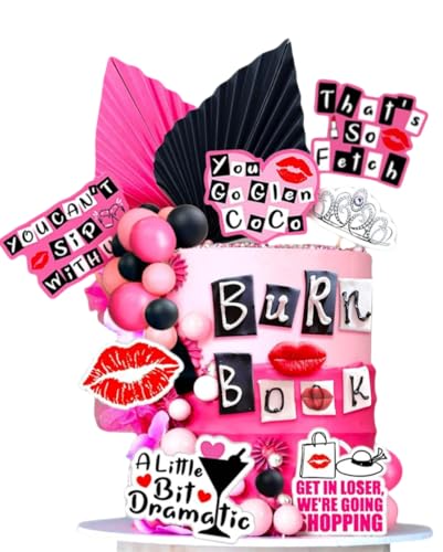 LaVenty Mean Girl Tortenaufsatz, Mean Girl, Geburtstagsparty-Dekoration, Cupcake-Topper für Hochzeit, Brautparty, Junggesellinnenabschied, Mädchen-Party, Kuchendekorationen LaVenty Mean Girl Tortenaufsatz, Mean Girl, Geburtstagsparty-Dekoration, Cupcake-Topper für Hochzeit, Brautparty, Junggesellinnenabschied, Mädchen-Party, Kuchendekorationen von LaVenty