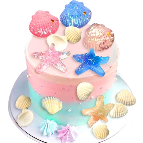 LaVenty Meerestier Tortendeko Geburtstag Ozean Themen Kuchen Dekoration Muscheln Kuchen Topper für Unter Meer Themen Babydusche Party Deko LaVenty Meerestier Tortendeko Geburtstag Ozean Themen Kuchen Dekoration Muscheln Kuchen Topper für Unter Meer Themen Babydusche Party Deko von LaVenty