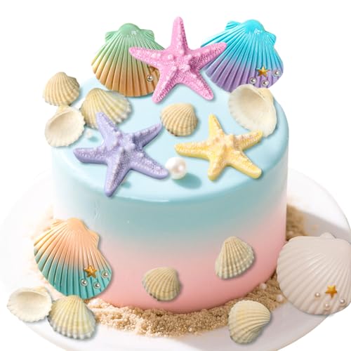 LaVenty Meerestier Tortendeko Geburtstag Ozean Themen Kuchen Dekoration Muscheln Kuchendeko für Unter Meer Themen Babydusche Party Deko LaVenty Meerestier Tortendeko Geburtstag Ozean Themen Kuchen Dekoration Muscheln Kuchendeko für Unter Meer Themen Babydusche Party Deko von LaVenty