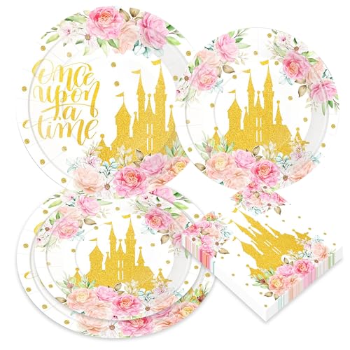 LaVenty Prinzessin Geburtstag deko Prinzessin Partygeschirr kindergeburtstag deko Pappteller kindergeburtstag servietten für Prinzessinparty LaVenty Prinzessin Geburtstag deko Prinzessin Partygeschirr kindergeburtstag deko Pappteller kindergeburtstag servietten für Prinzessinparty von LaVenty