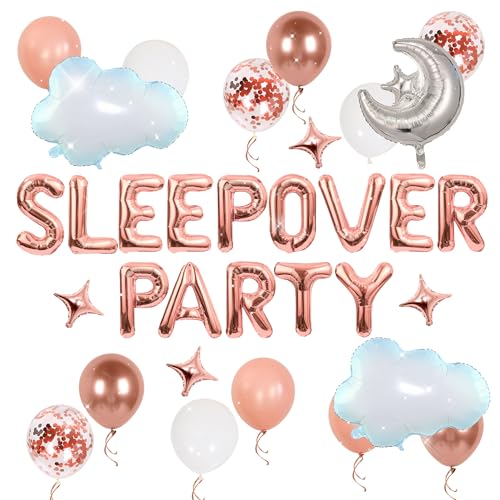 LaVenty Pyjama-Party-Dekoration, Aufschrift "No Boys allowed", Luftballons, Schlafanzug, Spa, Partyzubehör für Mädchen, Pyjama, Schlafanzug, Nacht, Dekoration für Geburtstag, Babyparty, Brautparty LaVenty Pyjama-Party-Dekoration, Aufschrift "No Boys allowed", Luftballons, Schlafanzug, Spa, Partyzubehör für Mädchen, Pyjama, Schlafanzug, Nacht, Dekoration für Geburtstag, Babyparty, Brautparty von LaVenty