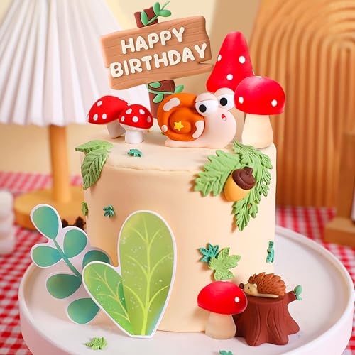 LaVenty Rote Pilz Haus Tortendeko Schnecke Kuchendekoration Pilz Tortendeko Feen Tortendeko Garten Feen Tortendeko Feen Partybedarf Feen Partygeschenke LaVenty Rote Pilz Haus Tortendeko Schnecke Kuchendekoration Pilz Tortendeko Feen Tortendeko Garten Feen Tortendeko Feen Partybedarf Feen Partygeschenke von LaVenty