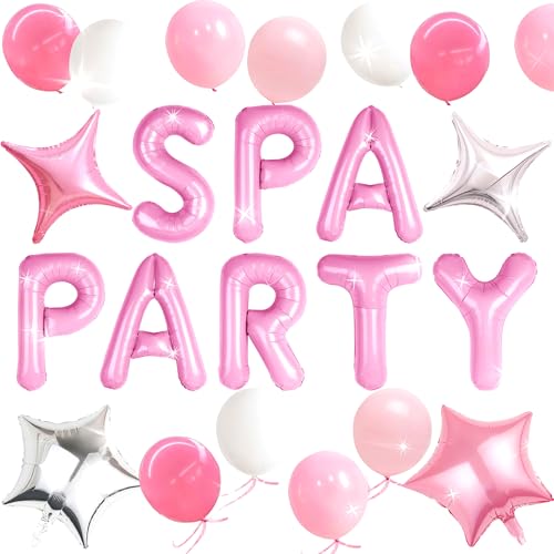 LaVenty Spa Ballon Spa Party Dekoration Kosmetik Partyzubehör Mädchen Mond Stern Party Dekoration für Geburtstag Babyparty Brautparty LaVenty Spa Ballon Spa Party Dekoration Kosmetik Partyzubehör Mädchen Mond Stern Party Dekoration für Geburtstag Babyparty Brautparty von LaVenty