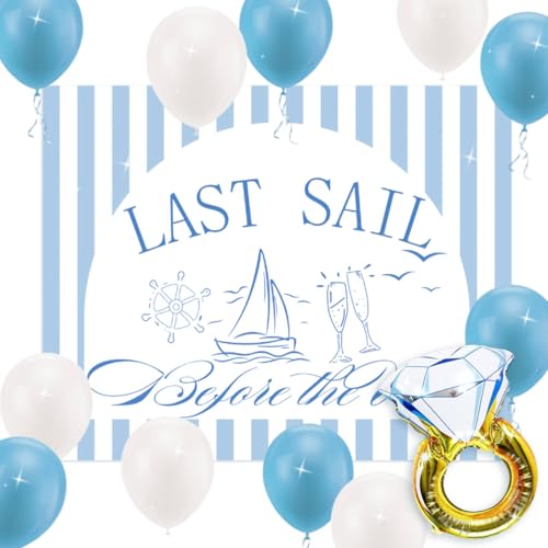 Last Sail Before The Veil Bachelorette Banner Nautische Bachelorette Party Dekorationen Brautdusche Dekorationen Kreuzfahrt Junggesellinnenabschied Last Sail Before The Veil Bachelorette Banner Nautische Bachelorette Party Dekorationen Brautdusche Dekorationen Kreuzfahrt Junggesellinnenabschied von LaVenty