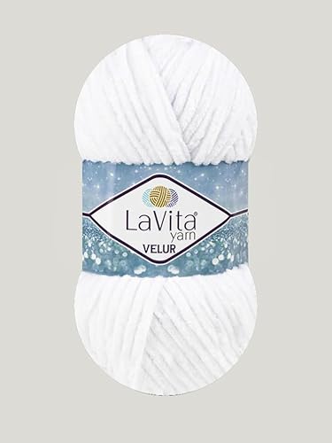 Lavita Velur-Garn, 3er-Pack (1002) von LaVita Yarn