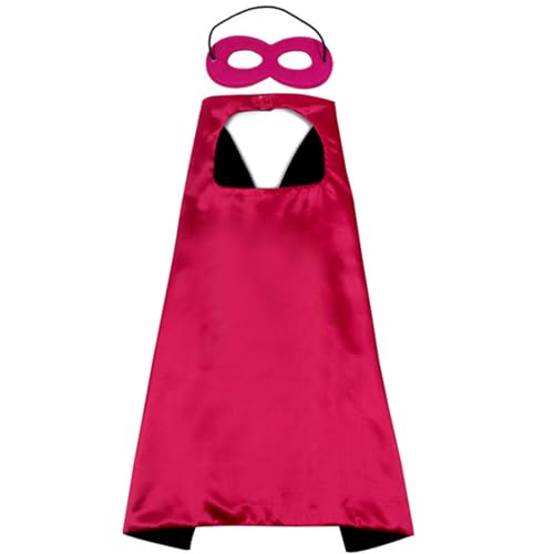 Labbe Umhang Maske Kostum Partei Verkleiden Sich 1 Capes mit 1 Maskens(Rosa) von Labbe