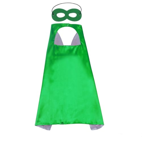 Umhang Maske Kostum Partei Verkleiden Sich 1 Capes mit 1 Maskens(Grün) von Labbe