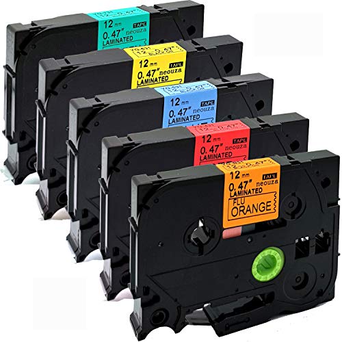 ACD Eitkettenkartuschen-Set kompatibel für Brother P-Touch und TZ, TZe, TZB31, TZ431, TZ531, TZ631, TZ731, 12 mm x 8 m, 5 Kartuschen ACD Eitkettenkartuschen-Set kompatibel für Brother P-Touch und TZ, TZe, TZB31, TZ431, TZ531, TZ631, TZ731, 12 mm x 8 m, 5 Kartuschen von Label-Brother
