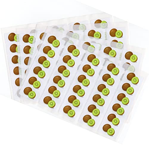 480 x Aufkleber - Kiwi (38 x 21 mm). Hochwertige selbstklebende Etiketten mit Fruchtmotiv von LabelCreate. von LabelCreate