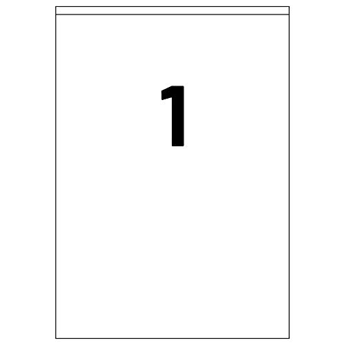 Versandetiketten - 205 x 148 mm - 1.000 Papieretiketten auf 1.000 DIN A5 Bögen, matt, DHL, DPD, Fedex, GLS, Hermes, UPS, selbstklebend von Labelident