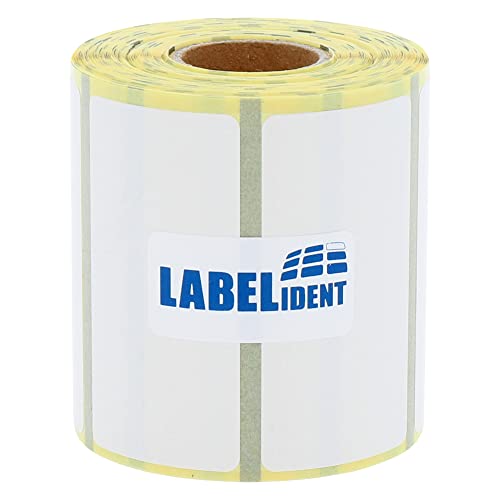 Labelident Thermoetiketten 50,8 x 25,4 mm, formatgleich mit Zebra 3007842-T - 430 Zebra Drucker Etiketten auf 0,75 Zoll (19 mm) Rolle für mobile Drucker Labelident Thermoetiketten 50,8 x 25,4 mm, formatgleich mit Zebra 3007842-T - 430 Zebra Drucker Etiketten auf 0,75 Zoll (19 mm) Rolle für mobile Drucker von Labelident