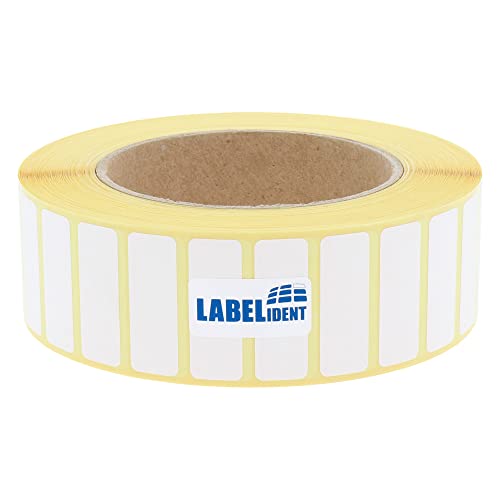 Labelident Thermoetiketten auf Rolle - 36 x 12,7 mm - 3.500 BPA-freie Thermodirekt Etiketten Eco auf 3 Zoll (76,2 mm) für Standard- und Industriedrucker von Labelident