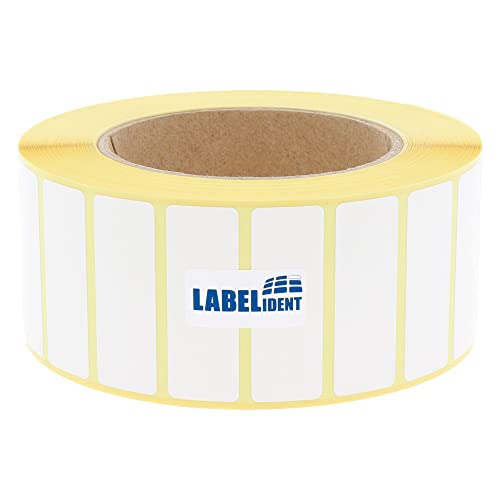 Labelident Thermoetiketten auf Rolle - 50 x 18 mm - 2.500 BPA-freie Thermodirekt Etiketten Eco auf 3 Zoll (76,2 mm) für Standard- und Industriedrucker von Labelident